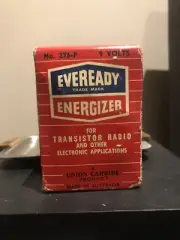 vintage transistor radio Battery