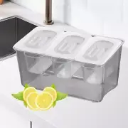 Chilled Condiment Caddy Removable Containers with Lid for Bar Restaurant BBQ