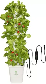 Hydroponic Tower Growing System，45 Pods Vertical Garden，Suitable for Indoor and