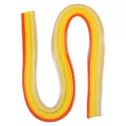 120pcs Quilling Strips Paper 3mm 21" Origami Paper Quilling Strip, Yellow