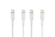 2PK Belkin USB-C to USB-C 1M Cable Data Sync Cord for Samsung S8 S9 LG HTC WHT