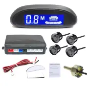 4 Parking Sensors LED Car Auto Backup Reverse Rear Radar System Alarm Kit H5P1