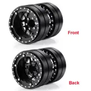 FLYXM 1.9" Dually Beadlock Wheels Aluminum RC Twin Wheel Set for RC 1/10 Crawler