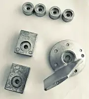 Suzuki 40 - 50 HP Zinc Anode Kit Includes Hardware