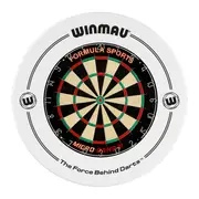 Formula Sports Micro Band 3 Dart Board And Winmau Printed White Dartboard Surround Set