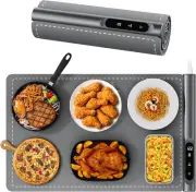 Upgrade Graphene Warming Mat for Food - Full Surface Rapid Heating, Portable Ele