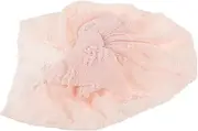 [ULDIGI] Lace Hat Girl Hat Newborn Hat Warm Hats Hats Hat Beanie Hat Turban Hats Hat for Decorative Hat Hats Newborn Pink Polyester