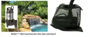 1.5HP Submersible GEYSER HI FLOW PUMP 13000GPH waterfall/filter +FREE Pump BAG!