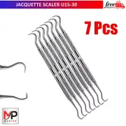 Jacquette Scalers Pack of 7Pcs U15/30 Anterior Towner Tartar Calculus Remover