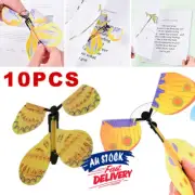 10x Toy Magic Flying Butterfly Gift Birthday Anniversary Greeting Card Wedding