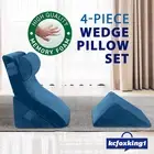 Wedge Elevation Pillow Memory Foam Leg Rest Neck Back Headrest Support Cushion