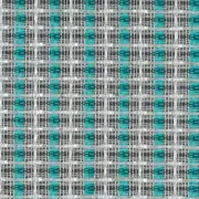36" Speaker Grill Cloth Fabric Silver Turquoise Stripe