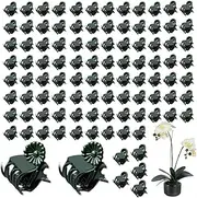 Plant Vine Clips, Plant Vine Clips, Orchid Clips 100 Tomato Clips Plant Support Garden Clips - Flower and Vine Clips, Stable Trellis Clips for Vines, Flower Stems, Support Vine Growth