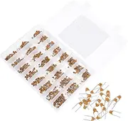 LAPYAPPE 1200pcs Monolithic Ceramic Capacitor Kit Assortment Electronic Parts Convenient Storage Box for Reliable Performance and Easy Organization