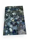 Rectangle Blue Agate Dining Table Healing Crystal Stone Elegance Furniture Decor