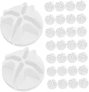 50pcs Grid Connection Buckle Electrical Wire Connectors Closet Storage Connectors Wire Organizer Connectors Modular Grid Connectors Grid Storage Connectors Plastic White