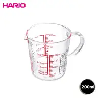 在飛比找Yahoo奇摩購物中心優惠-【HARIO】耐熱手把量杯 200ml 耐熱玻璃 玻璃量杯 