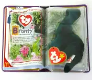 Vtg 2000 Mcdonalds Ty Teenie Beanie Babies Bronty Brontosaurus Dino SEALED