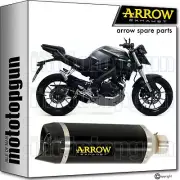 ARROW EXHAUST O THUNDER BLACK ALUMINIUM C YAMAHA MT125 MT-125 2016 16 2017 17