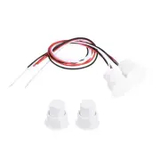 Magnetic Reed Switch, 2 Pack NO NC Door Sensor Window Contact Switch, White
