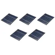 5 Pack 7V 120mA 110mm x 110mm Mini Solar Panel Cell for DIY Electric Project
