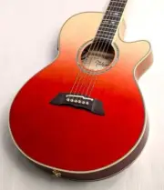 Takamine / CUSTOM TSP138C Red Flame Gradation Acoustic Electric Guitar