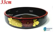 Japanese Sushi Round Bento Box Bowl Tray for Lunch Dinner Restaurant Party 33cm