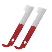 2 Pack Stainless Steel Bee Hive Tool J Hook Beekeeping Supplies Frame Lifter
