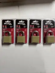 Master Lock 175D Combination Padlock 4pk