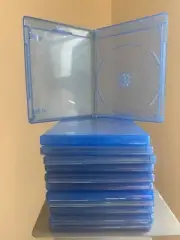21 x BLU RAY Replacement Cases w LOGO 12mm 1-Disc W Logo -BRAND NEW