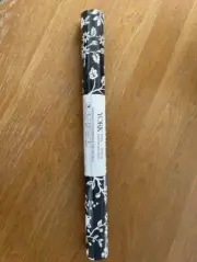 Magnolia Fox and Hare Wallpaper-Straight Black, Peel and Stick, One Roll