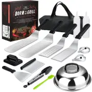Griddle Accessories,15 Pcs Flat Top Grill Accessories kit for Blackstone and ...