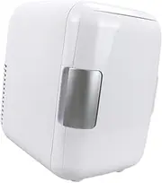 Generic Mini Fridge Small Cosmetics Cooler with Handle 12V 30W Can Store 6 Can 4L