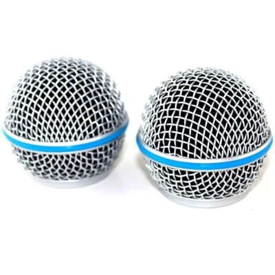 Beta58A Microphone Grille Replacement with Windscreen for Shure Vocal Mic Beta58