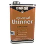 Barge Universal All-Purpose Thinner 1 Quart Quahaug New Tin Can !!