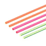 Fiber Optic Sight Rods, 6Pcs 6 Inch 0.03 Inch OD PMMA for Bows Red Green Orange