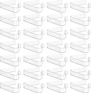 Plastic Tablecloth Clips Picnic Tablecloth Clips, 28Pieces Clear Tablecloth Clips Plastic Table Cloth Clips Windproof Table Cover Holder Clamps Cloth Holder for Christmas Home Wedding Party (Large)