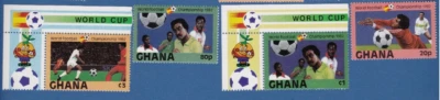 Ghana 1982 Football world cup calcio mondiali soccer sport MNH** nuovi