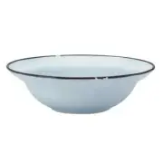 Oneida L2105009740 Luzerne Tin Tin Blue 18 oz. Porcelain Entrée Bowl - 1 Doz