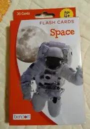 Flash Cards, Space Brand: Bendon 36 Cards Learning Fun! Free shipping