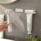 Rolling Magnetic Toothpaste Squeezer Tooth Brush Holder Bathroom Accessories