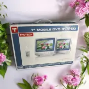 Trutech 7” Mobile DVD System Dual Screen & Remote 16”x 16” Stereo Speakers
