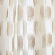 TWO West Elm Sheer Shaded Dot Jacquard Sheer Curtains 48"x108", Ivory