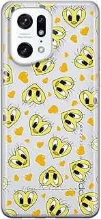 [ERT GROUP] Mobile Phone Case for Oppo FIND X5 PRO Original and Officially Licensed Looney Tunes Pattern Tweety 017 Perfectly Adapted to The Shape of The Mobile Phone, Partially Transparent