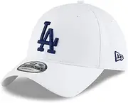 New Era Unisex-Adult MLB Core Classic 9TWENTY White Home Adjustable Hat Cap One Size Fits All - Los Angeles Dodgers White, Los Angeles Dodgers White, One Size