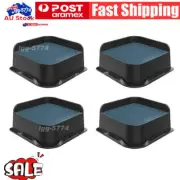 Height Increase 2 Inch Trapezoidal L-Shape Half Top Spike Bottom Rubber Strip N↯