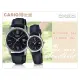 CASIO 時計屋 卡西歐手錶 MTP-V002L-1B3+LTP-V002L-1B3 情人對錶 皮革錶帶 生活防水