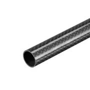 Carbon Fiber Round Tube 16x14x500mm 3K Roll Wrapped Glossy for RC Airplane 1Pcs