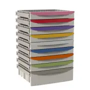 Metro FL-PED9 Flexline Pediatric Code Response Drawer Pull Color Kit