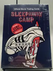 SLEEPAWAY CAMP HORROR MOVIE TRADING CARDS 24 WAX PACKS SEALED BOX FRIGHT RAGS